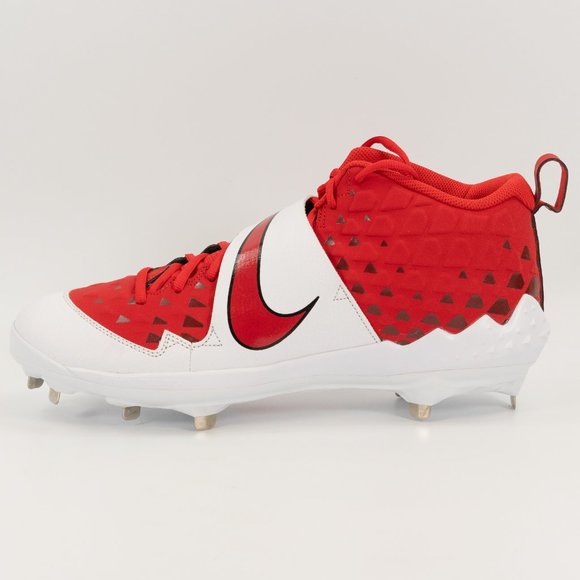 Nike Force Air Trout 6 Pro 'University Red' AR9815-600 Metal Baseball Cleats - Picture 5 of 10
